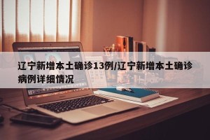 辽宁新增本土确诊13例/辽宁新增本土确诊病例详细情况